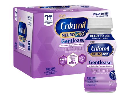 Infant Formula Enfamil NeuroPro Gentlease 6 oz. Bottle Liquid Milk-Based Hot on Sale