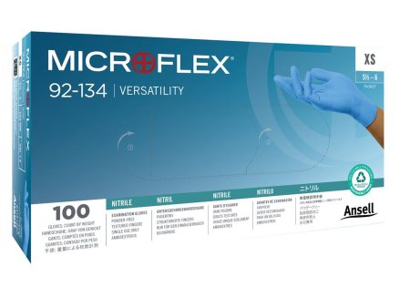 Ansell Microflex 92-134 Nitrile Exam Glove Fashion