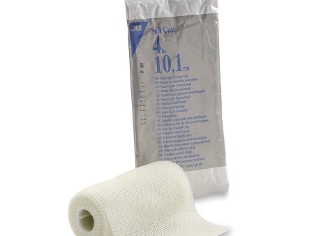 Soft Casting Tape, White, 4  x 4 yds Supply