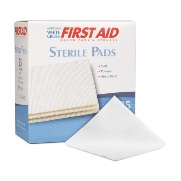 Sterile Non-Woven Pad 3  x 3  4-Ply Hot on Sale