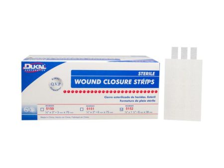 Sterile Wound Closure Strip 1 4  x 1-1 2  on Sale