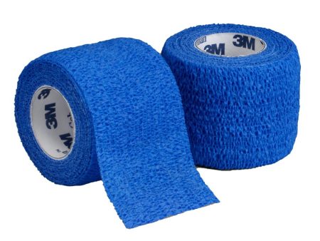 Self-Adherent Wrap, 3  x 5 yds, Blue For Sale