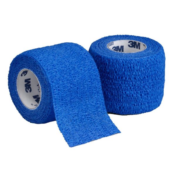 Self-Adherent Wrap, 3  x 5 yds, Blue For Sale