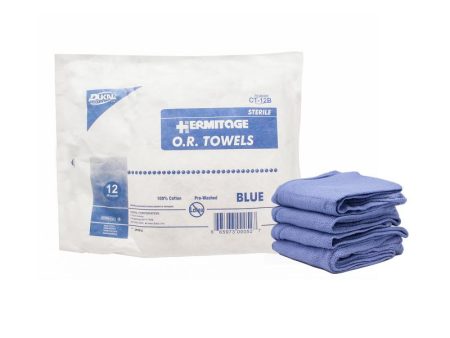 Sterile OR Towels 17  x 26 , Blue Online Hot Sale