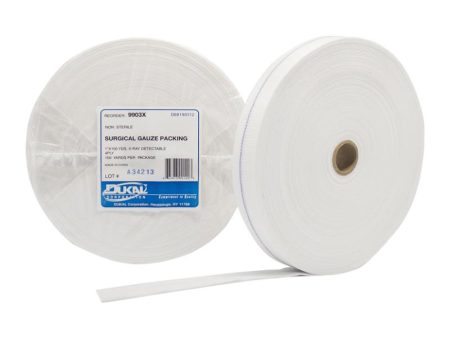 Non-Sterile Gauze Packing Roll 1  x 100 yd 4-Ply Online Sale