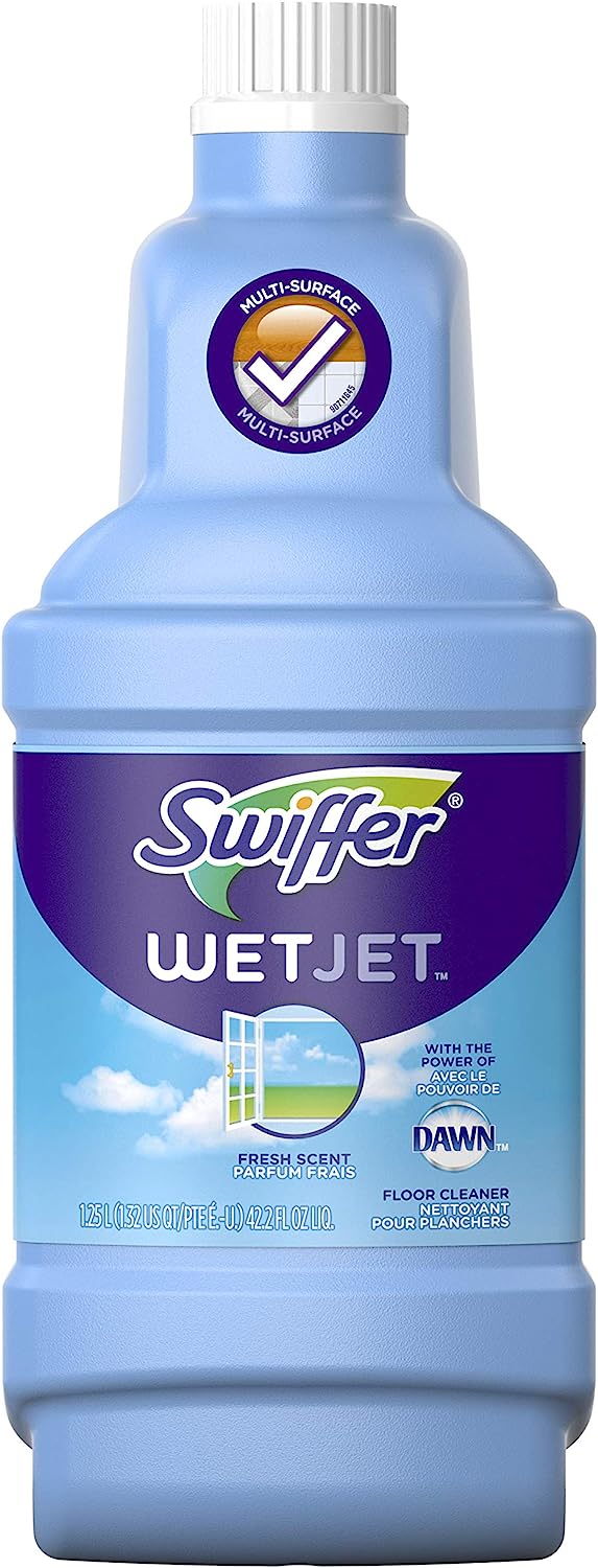 Swiffer Wet Jet Solution, Open Window Fresh, 1.25lt, 4 cs Online Sale