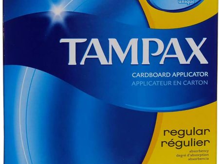 Tampax Tampons, Regular, 20 bx, 24bx cs For Cheap