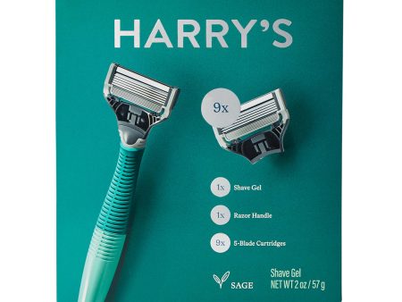 Harry s 5-Blade Razor Handle Value Pack Online Sale