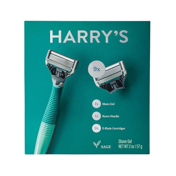 Harry s 5-Blade Razor Handle Value Pack Online Sale