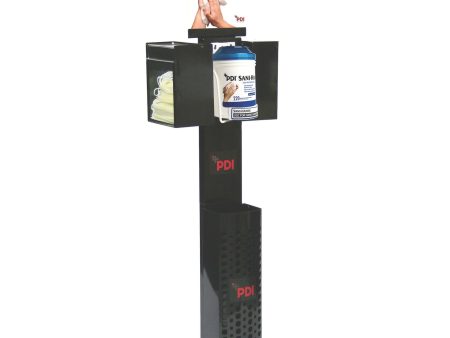 Dispenser Stand PDI Black Manual Floor Stand on Sale