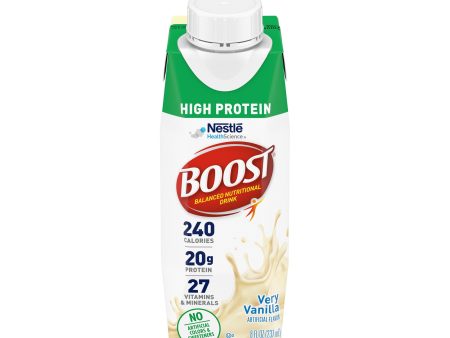 Oral Supplement Boost High Protein Very Vanilla Flavor Liquid Online