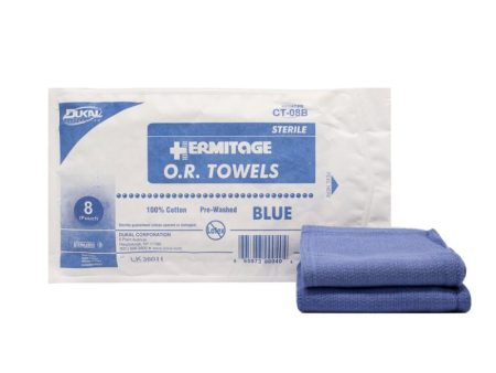 Sterile OR Towels 17  x 26 , Blue Sale