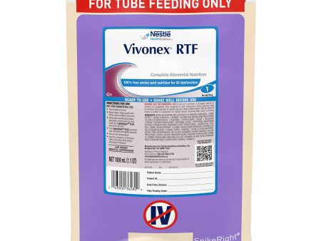 Tube Feeding Formula Vivonex RTF Unflavored Liquid Online Hot Sale