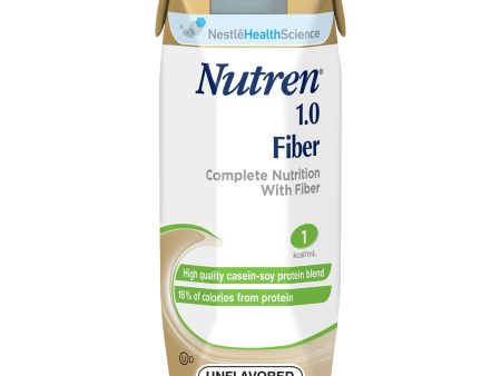 Tube Feeding Formula Nutren 1.0 Fiber Unflavored Liquid Online