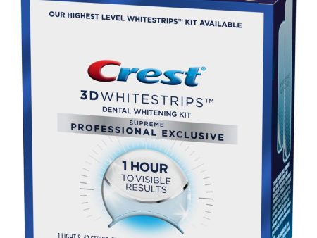 Crest 3D Whitestrips Supreme Professional Exclusive with LED Light, 4 kt cs Online Sale