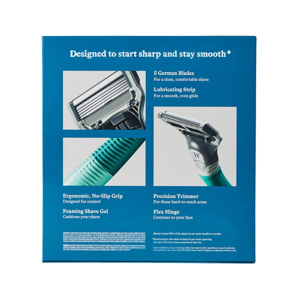 Harry s 5-Blade Razor Handle Value Pack Online Sale