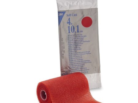 Soft Casting Tape, Red, 4  x 4 yds Online Sale