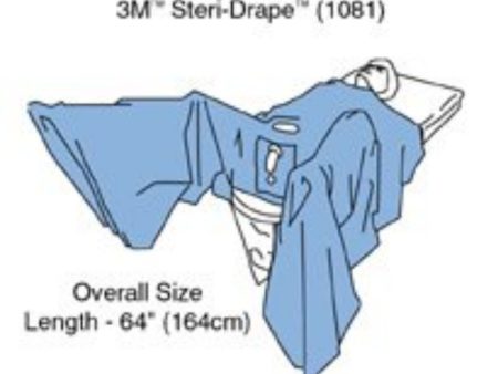 Steri-Drape TUR Drape, 64 , Absorbent Impervious Material, Abdominal Adhesive Aperture, Elastic Aperture, Neoprene Finger Cot, Fluid Collection Pouch with Filter & Exit Port Discount