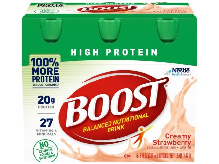 Oral Supplement Boost High Protein Creamy Strawberry Flavor Liquid Online Hot Sale